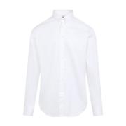 Wit Stijlvol Katoenen Overhemd Giorgio Armani , White , Heren