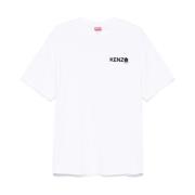 Heren T-shirts & Polos Bianco Ss25 Kenzo , White , Heren