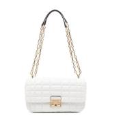 Witte Schoudertas voor Vrouwen Michael Kors , White , Dames