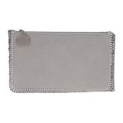 Grijze Clutch Tas Elegant Chic Stijl Stella McCartney , Gray , Dames