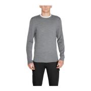 Wollen Gebreid T-shirt Calvin Klein Jeans , Gray , Heren