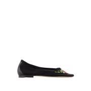 Mesh ballerina's in zwart mesh Simone Rocha , Black , Dames