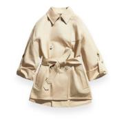 Korte City Trench Jas Fay , Beige , Dames