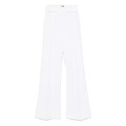 Ivoor Hoge Taille Broek Elisabetta Franchi , White , Dames