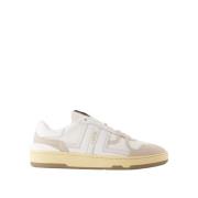 Witte Leren Sneakers met Rubberen Zolen Lanvin , White , Heren