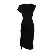 Elegante Nero Jurk voor Vrouwen Paco Rabanne , Black , Dames