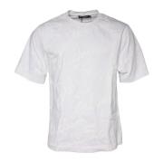 Witte Katoenen Crew Neck T-shirt Dolce & Gabbana , White , Heren