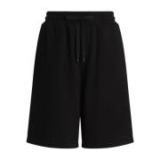 Zwarte Bermuda Shorts voor Mannen Dolce & Gabbana , Black , Heren