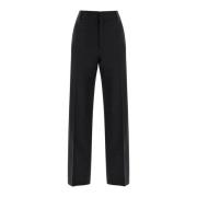 Elegante Wollen Broek Regular Fit Filippa K , Black , Dames