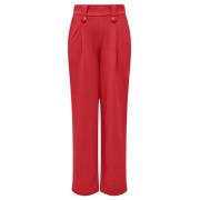 Knoop Broek Jeans Only , Red , Dames