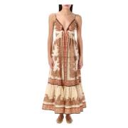 Maxi Jurk met Paisley Print Zimmermann , Multicolor , Dames