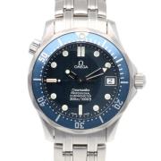 Pre-owned Stainless Steel watches Omega Vintage , Blue , Heren