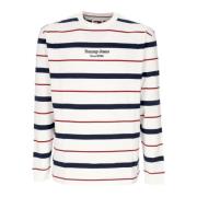 Gestreept longsleeve T-shirt wit/multi Tommy Hilfiger , Multicolor , H...