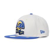 Los Angeles Rams Platte Klep Pet New Era , White , Heren