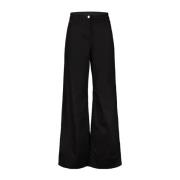 Denim Baggy Broek Courrèges , Black , Dames