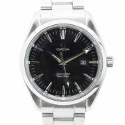 Pre-owned Stainless Steel watches Omega Vintage , Black , Dames