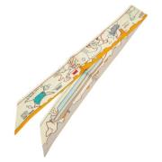 Pre-owned Silk scarves Hermès Vintage , Multicolor , Dames