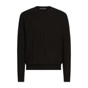 Zwarte Sweater Herenmode Dolce & Gabbana , Black , Heren