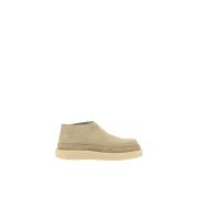 Suède instaploafers met platte zool Jil Sander , Beige , Heren