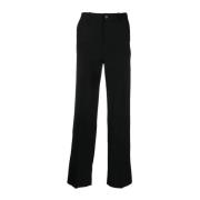 Zwarte Formele Broek Polyester Viscose Axel Arigato , Black , Heren