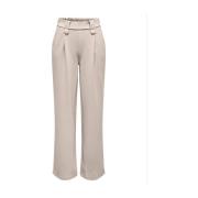 Knoop Broek Jeans Only , Beige , Dames