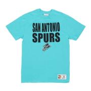 NBA Spurs Feest Tee Mitchell & Ness , Blue , Heren