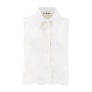 Kant Top Ermanno Scervino , White , Dames