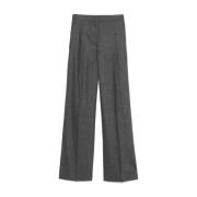 Grijze Slim Fit Broek Loulou Studio , Gray , Dames