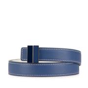 Pre-owned Leather belts Hermès Vintage , Blue , Dames