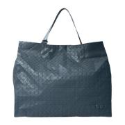 Geometrische Tegels Tote Tas Issey Miyake , Gray , Heren