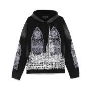 Kathedraal Hoodie Who Decides War , Black , Heren