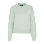 Geborduurd Logo Ronde Hals Sweatshirt A.p.c. , Green , Dames