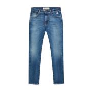 Donkere Wassing Skinny Fit Denim Jeans Roy Roger's , Blue , Heren