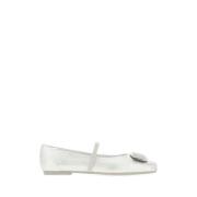 Elegante Ballet Flats voor Vrouwen Salvatore Ferragamo , Gray , Dames