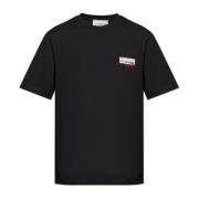 T-shirt met patches Iceberg , Black , Heren