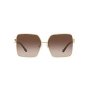 Gross Grain Zonnebril Dolce & Gabbana , Brown , Dames