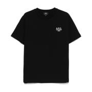 Zwarte T-shirts en Polos Collectie A.p.c. , Black , Dames