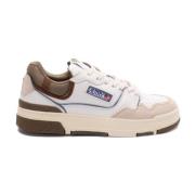 Lage Man Multisue Sneakers Wit/Groen Autry , Brown , Heren