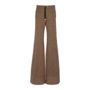 Casual broek in jacquard pied-de-poule Balmain , Brown , Heren