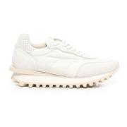 Witte Sneakers met Rubberen Zool Eleventy , White , Heren