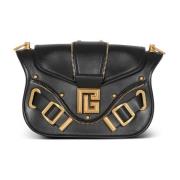 Blaze gladleren tas Balmain , Black , Dames