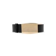 Leren riem Dsquared2 , Black , Heren