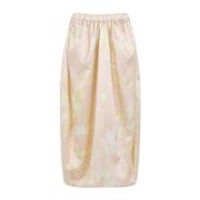 Cipria Midi Rok Fabiana Filippi , Beige , Dames