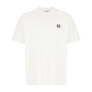 Casual Katoenen T-Shirt voor Mannen Maison Kitsuné , White , Heren