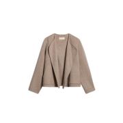 Taupebeige wollen jas Vanessa Bruno , Beige , Dames