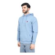 Blauwe hoodie met drop-schouders Tommy Jeans , Blue , Heren