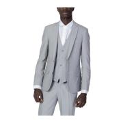 Lente/Zomer Pak Jas Polyester Mix Antony Morato , Gray , Heren