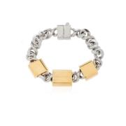 Armband met gegraveerd logo Dsquared2 , Gray , Dames