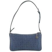 Pre-owned Denim shoulder-bags Bvlgari Vintage , Blue , Dames