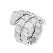 Pre-owned White Gold rings Bvlgari Vintage , White , Dames